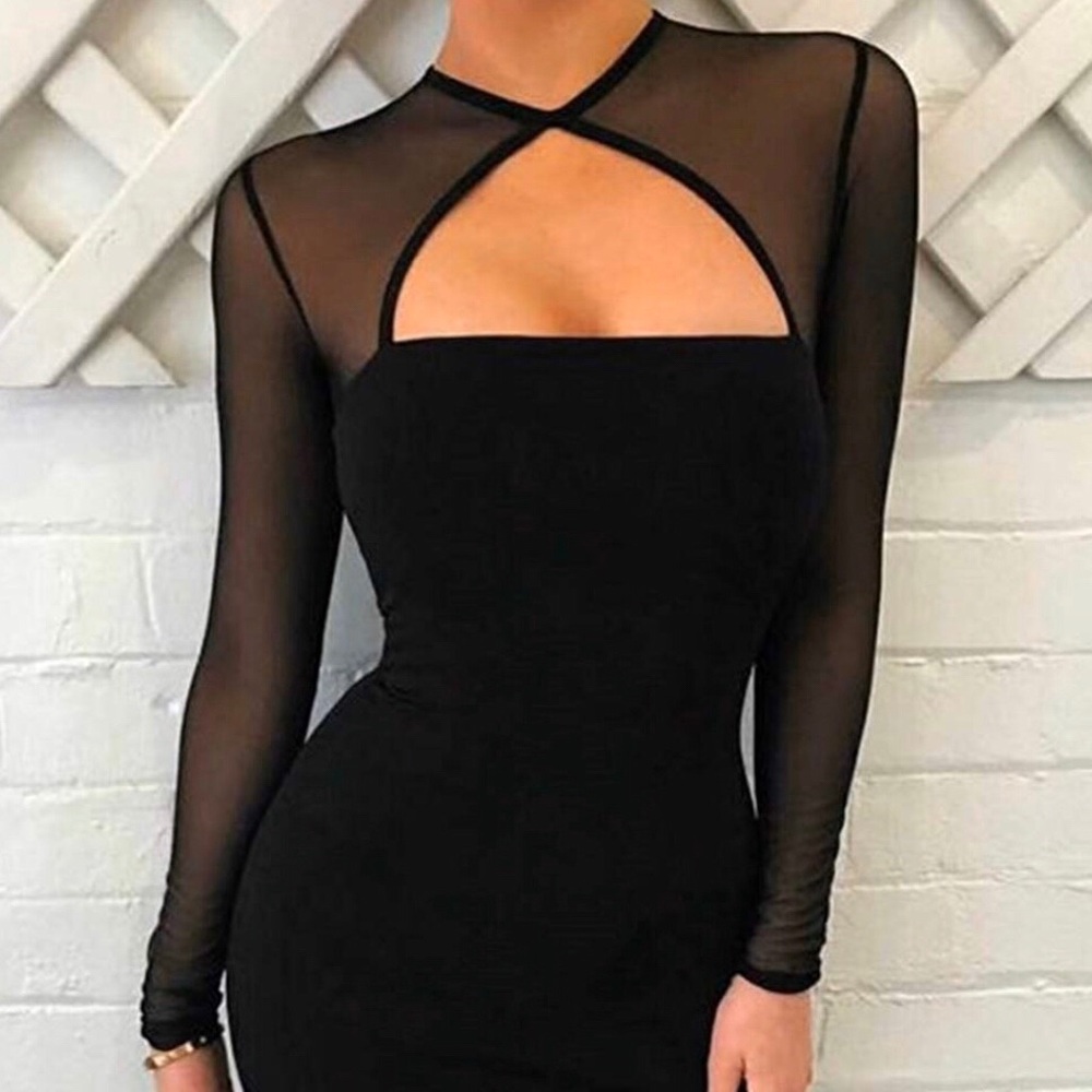 SOLD Midi Length Party Dress